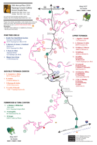 Topanga Tour Map